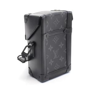 Louis Vuitton Wearable Shoulder Bag Vertical Trunk Wallet Black Eclipse